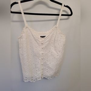Abercrombie & Fitch eyelet camisole